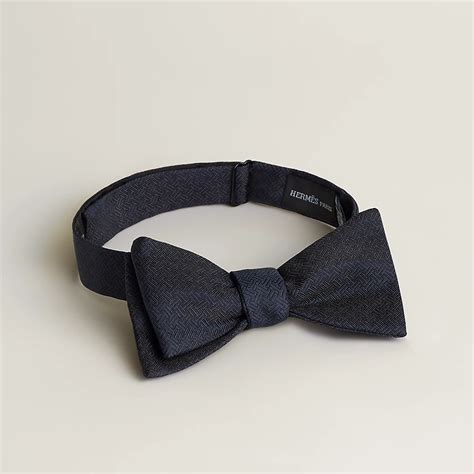 hermes tie terre de pois|Hermes bow ties for men.